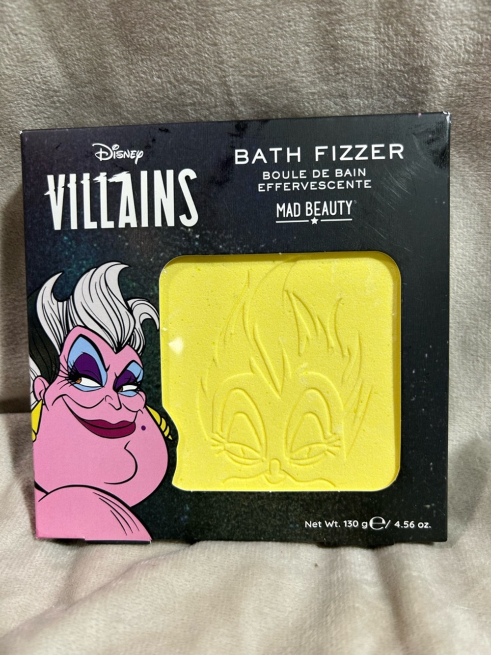 Disney Villains Ursula Yellow Bath Fizzer‎ by Mad Beauty
